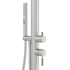 Dome Freestanding Outdoor Shower – Brushed