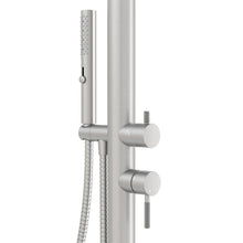 Dome Freestanding Outdoor Shower – Brushed