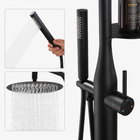 Camille Outdoor Shower · Matte Black