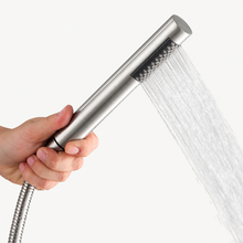 Soren Outdoor Shower · Brushed Silver