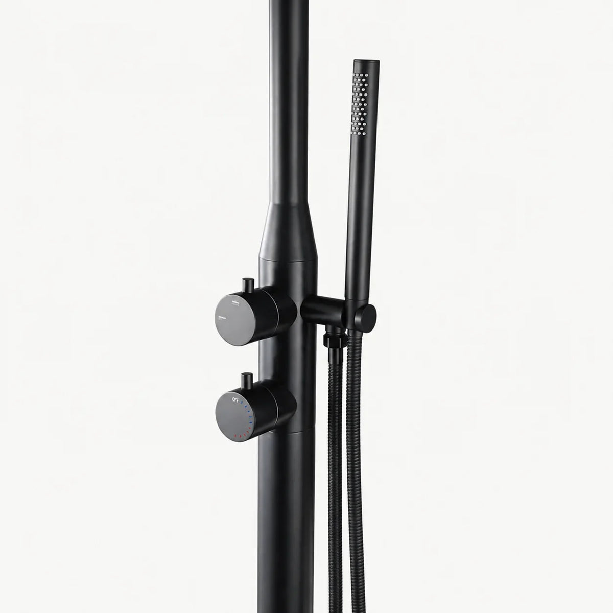 Silas Outdoor Shower · Matte Black