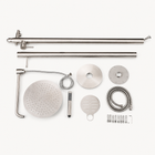 Vera Outdoor Shower · Brushed Silver