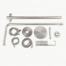 Britt Outdoor Shower · Brushed Silver