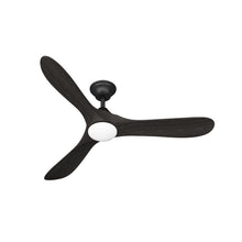 Sylvie 48" Solid Wood Ceiling Fan with Light · Charcoal & Matte Black