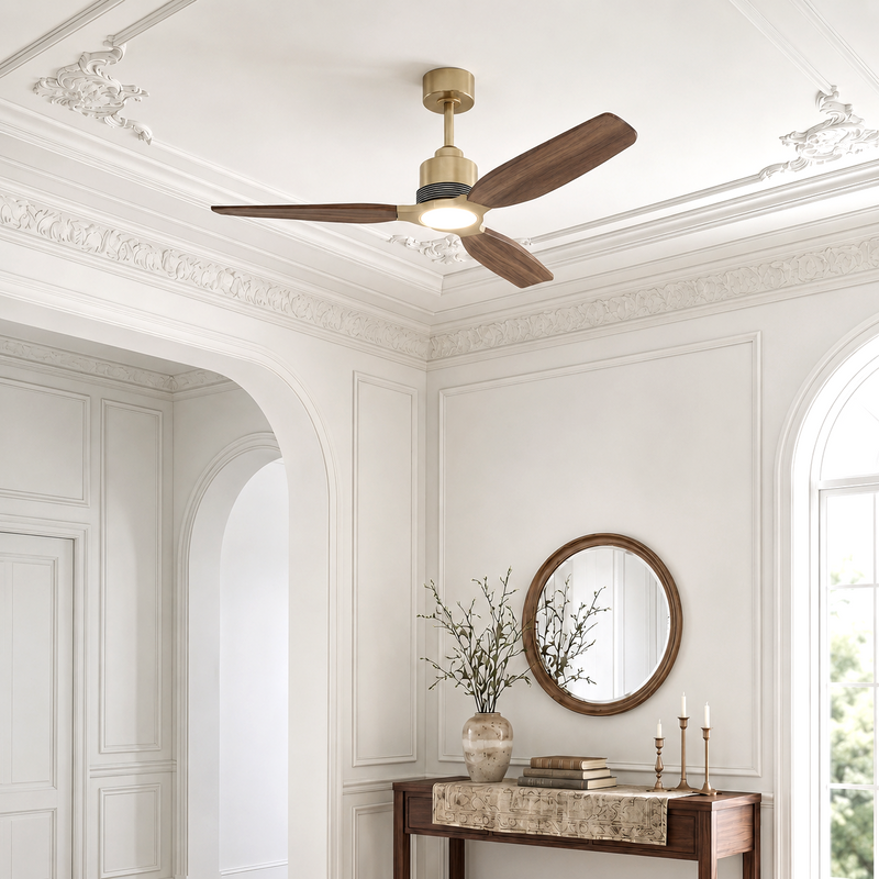 Louise Ceiling Fan 56" · Solid Wood Blades