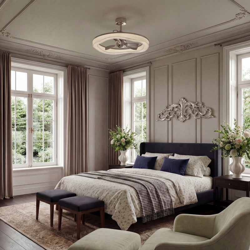 Aurora luxe fandelier 32"