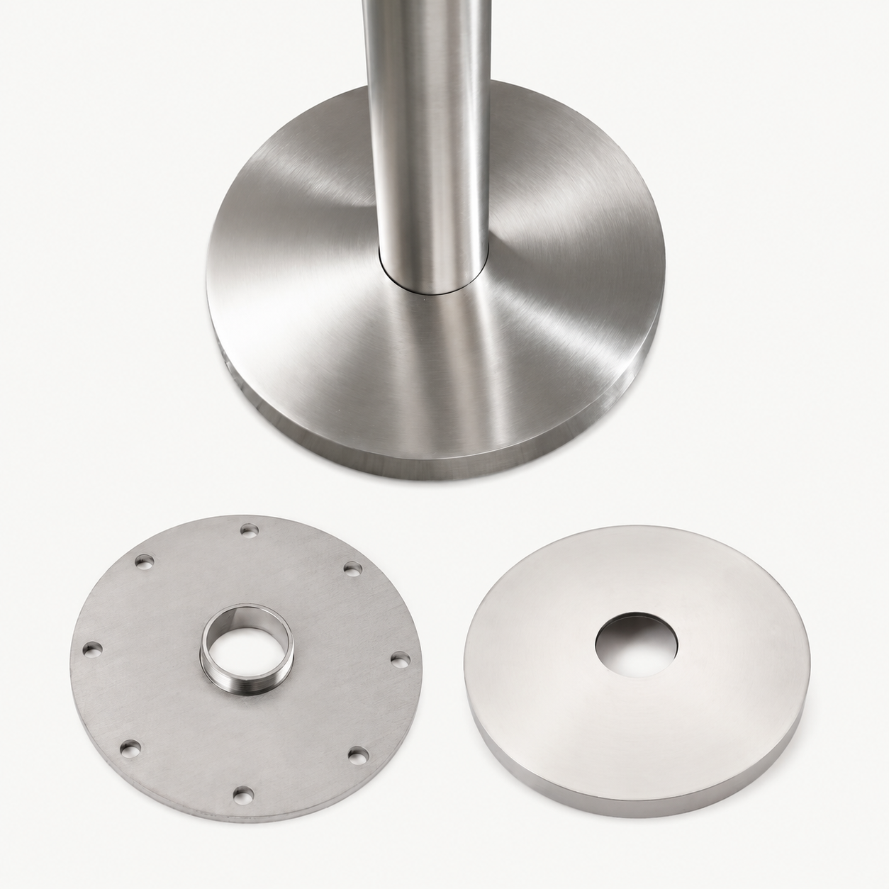 Vera Outdoor Shower · Brushed Silver