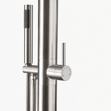 Theo Outdoor Shower · Brushed Silver