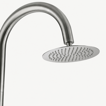 Iris Outdoor Shower · Brushed Silver