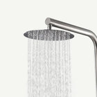 Britt Outdoor Shower · Brushed Silver