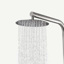 Britt Outdoor Shower · Brushed Silver