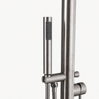 Atlas Outdoor Shower · Brushed Silver