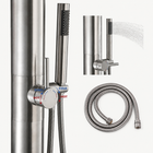 Maeve Outdoor Shower · Brushed Silver