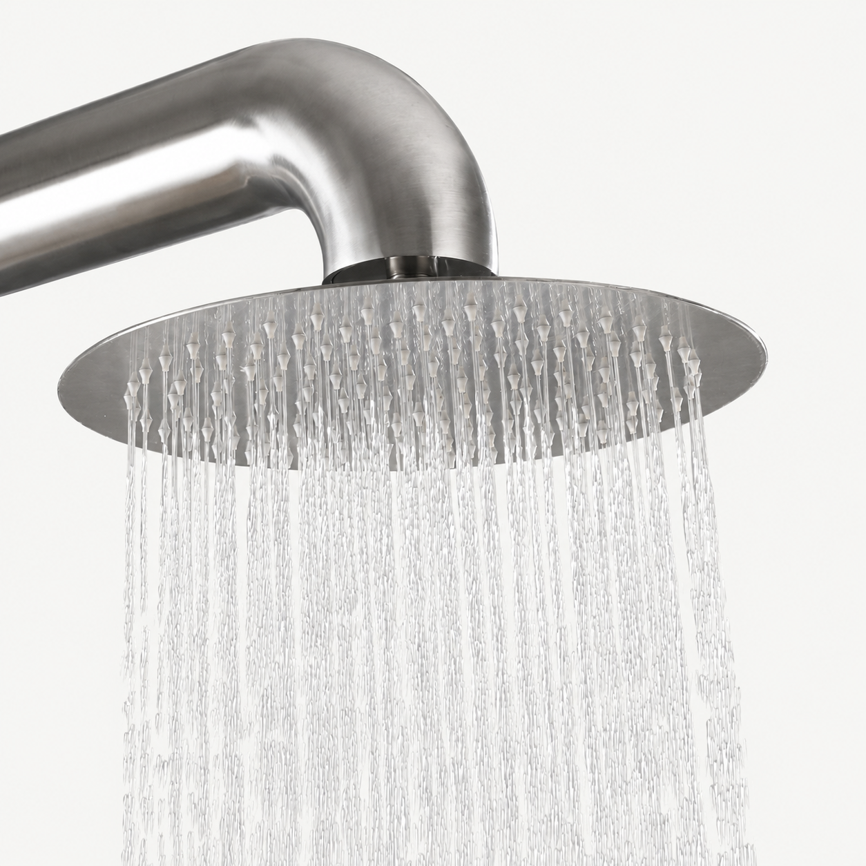 Arden Outdoor Shower · Brushed Silver