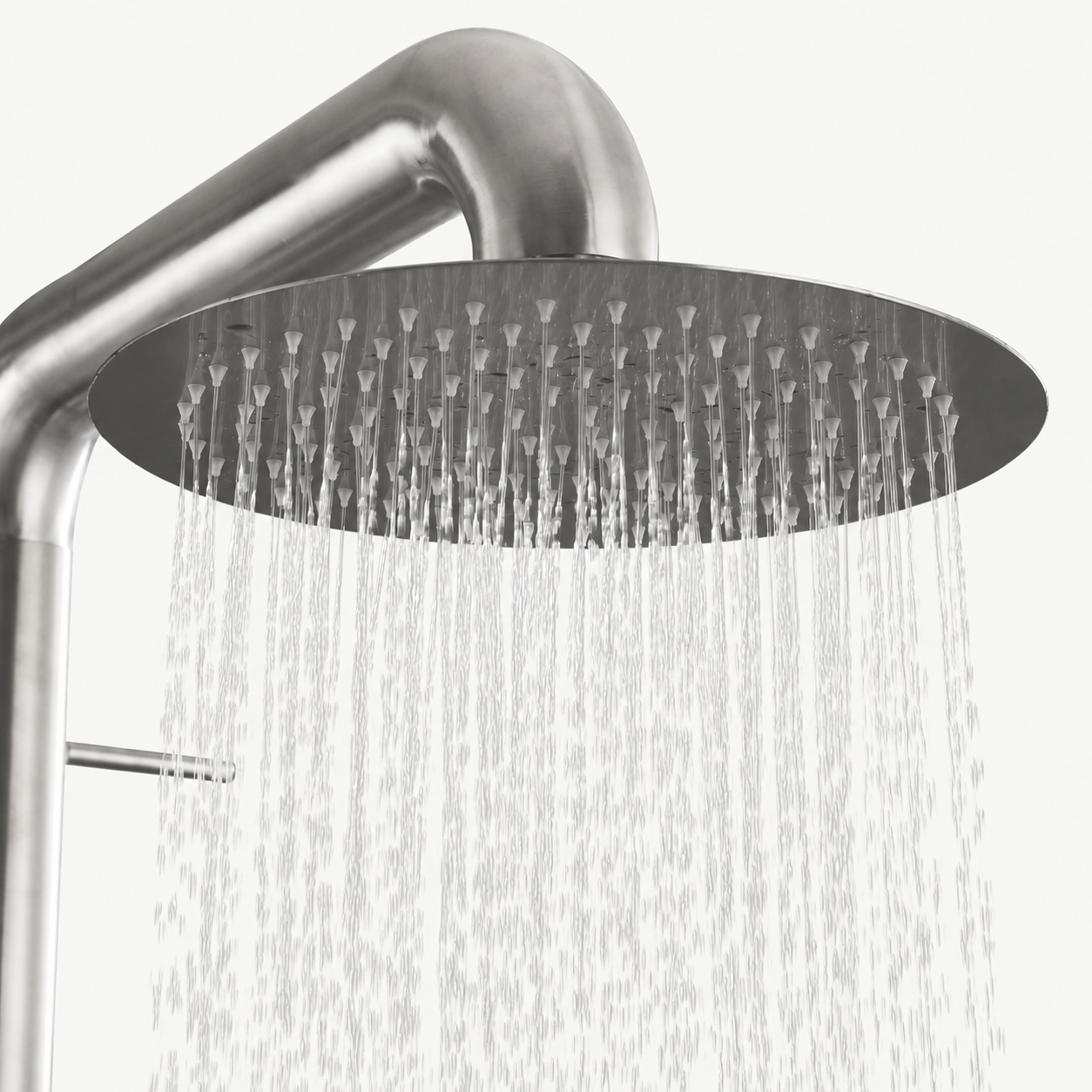 Soren Outdoor Shower · Brushed Silver