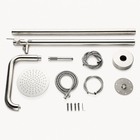 Elise Outdoor Shower · Brushed Silver