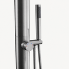 Ayla Outdoor Shower · Brushed Silver