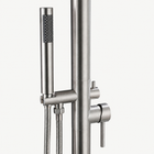 Sienna Outdoor Shower · Brushed Silver