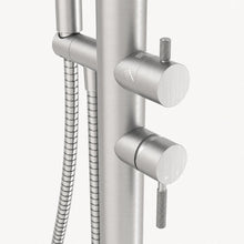 Amara Outdoor Shower · Brushed Silver