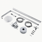 Elara Outdoor Shower · Brushed Silver