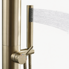 Luna Outdoor Shower · Brushed Gold