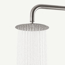 Everett Outdoor Shower · Brushed Silver