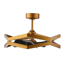 31 Inch Willie Antique Golden Luxury Fandelier with Light and Remote Control - Perimost