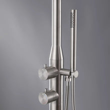 Coast Freestanding Outdoor Shower - Brushed