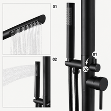 Leona Outdoor Shower · Matte Black