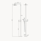 Adler Outdoor Shower · Matte Black