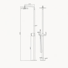 Adler Outdoor Shower · Matte Black