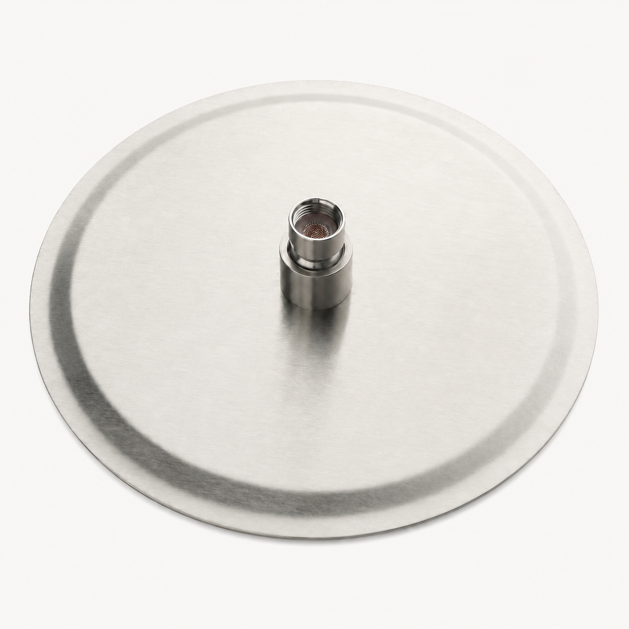 Serena Outdoor Shower · Brushed Silver