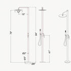 Marlow Outdoor Shower · Matte Black