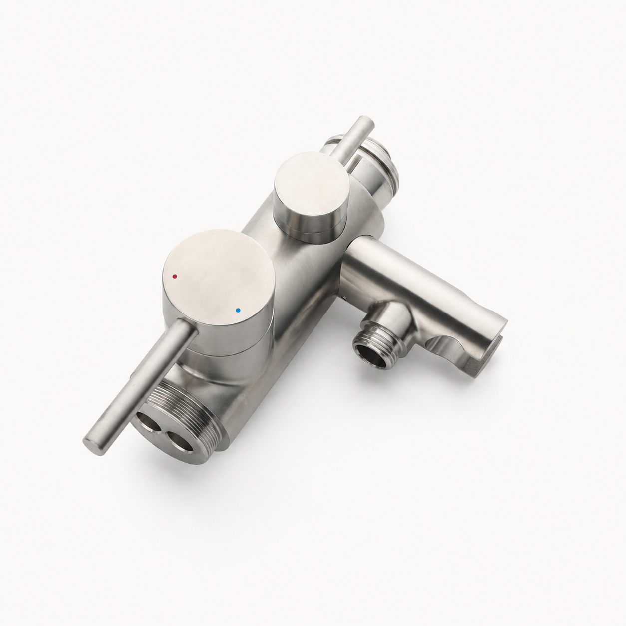 Elise Outdoor Shower · Brushed Silver