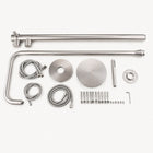 Everett Outdoor Shower · Brushed Silver