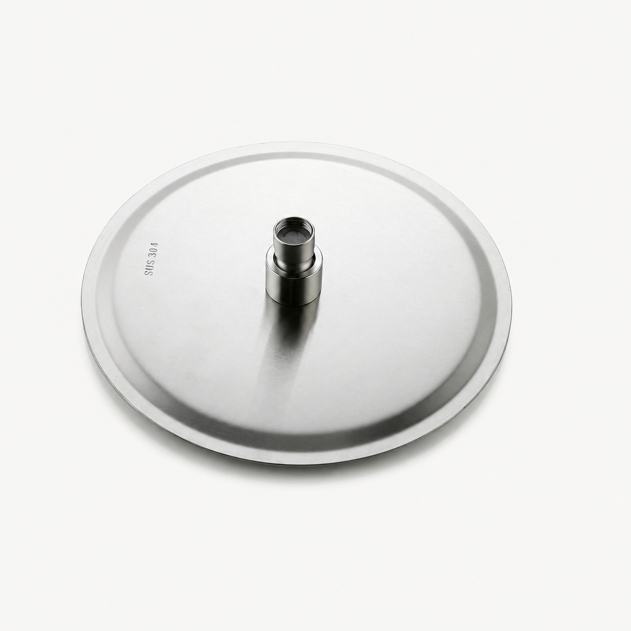 Nora Outdoor Shower · Brushed Silver