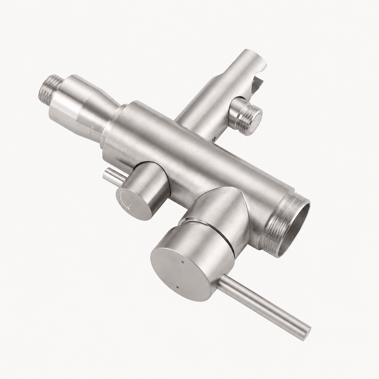 Avery Outdoor Shower · Brushed Silver