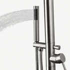 Atlas Outdoor Shower · Brushed Silver