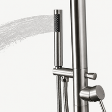 Atlas Outdoor Shower · Brushed Silver