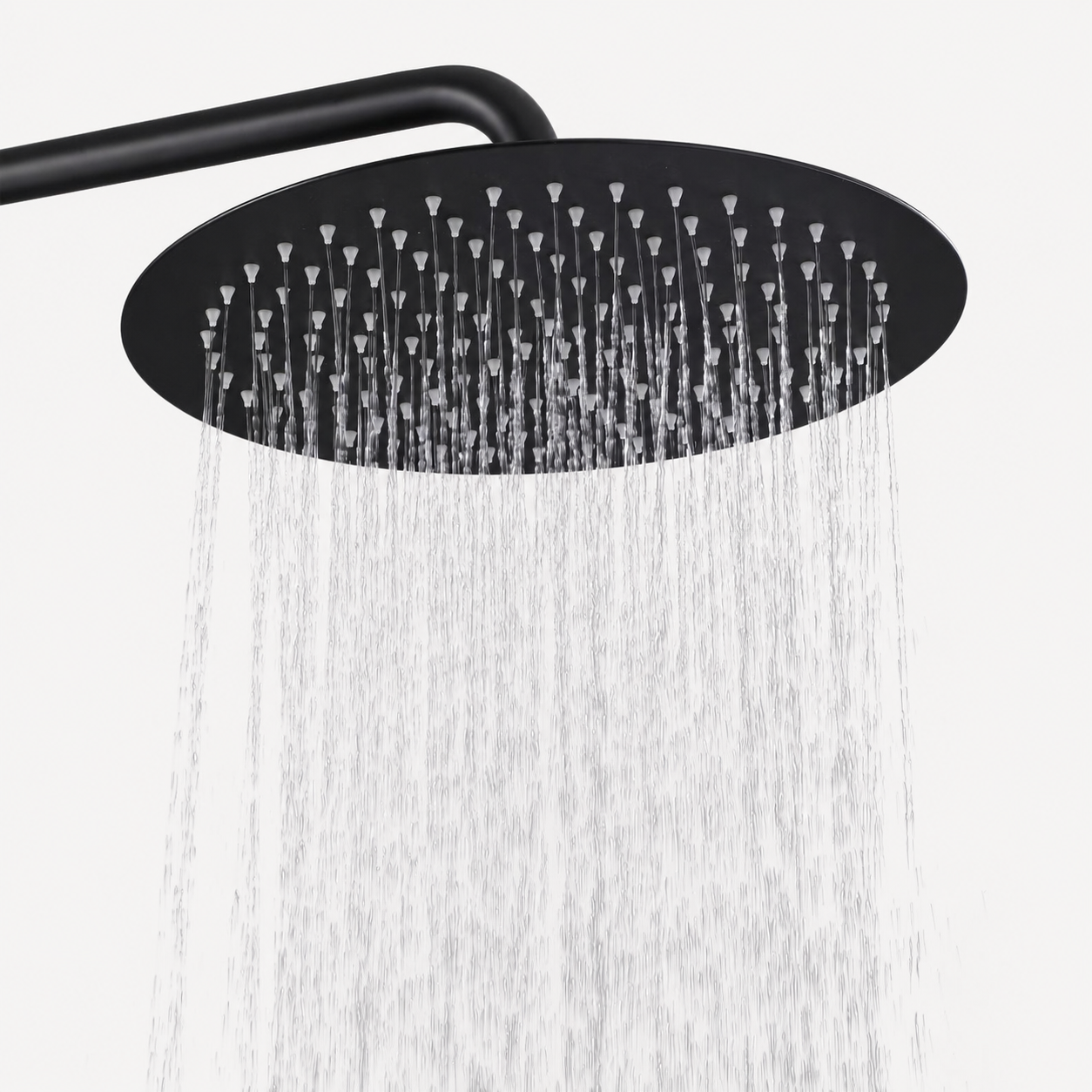 Maya Outdoor Shower · Matte Black