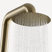 Luna Outdoor Shower · Brushed Gold