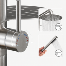 Soren Outdoor Shower · Brushed Silver