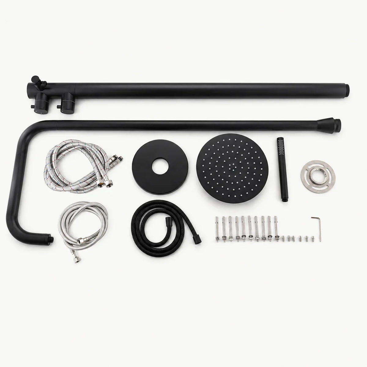 Silas Outdoor Shower · Matte Black