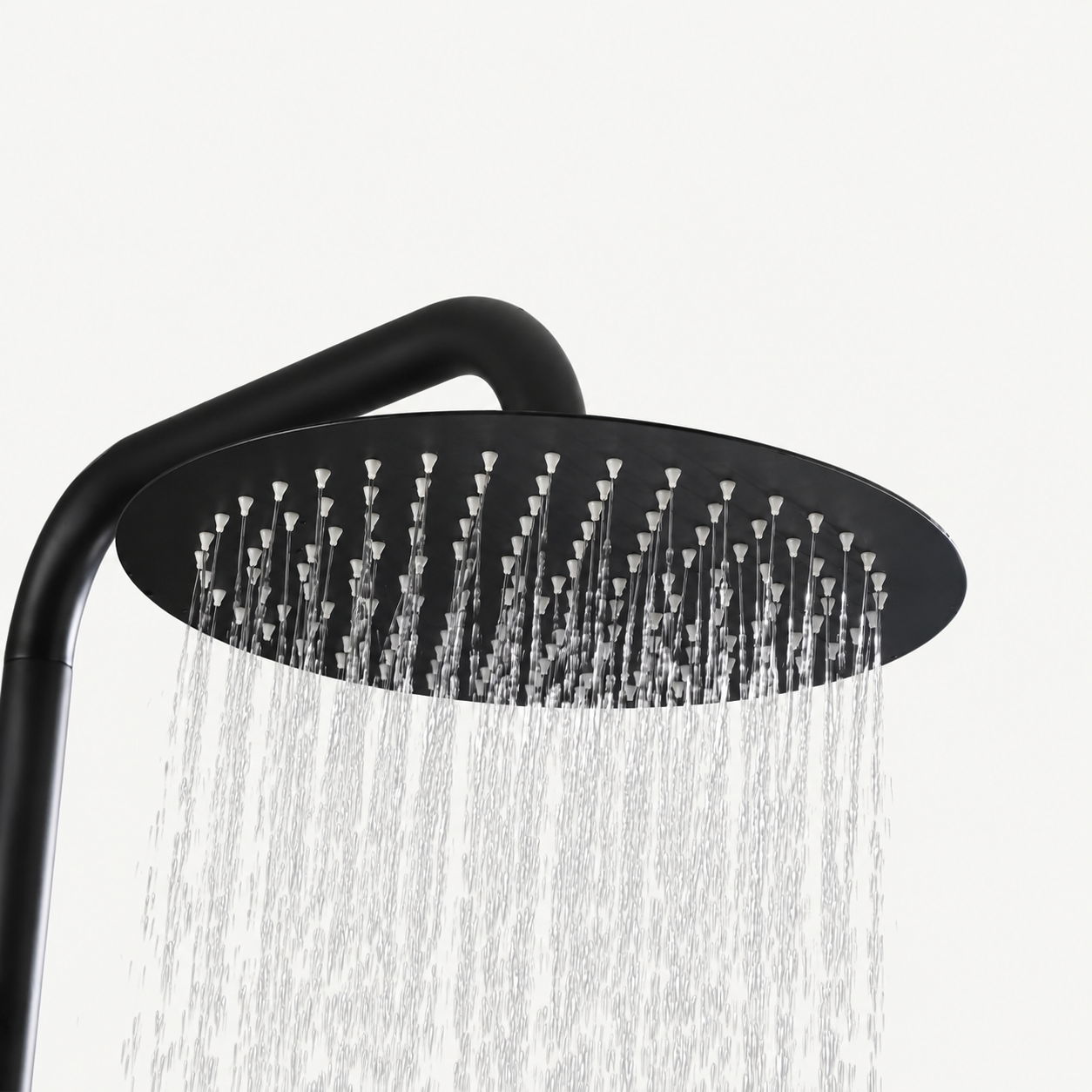 Elias Outdoor Shower · Matte Black