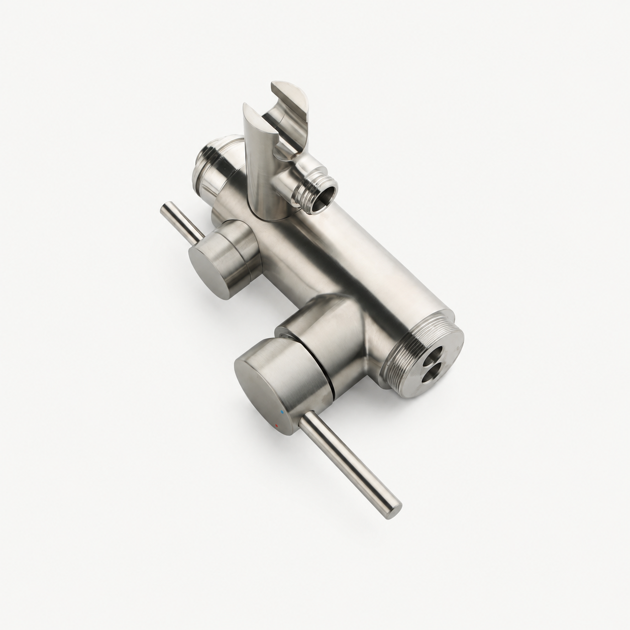 Elise Outdoor Shower · Brushed Silver