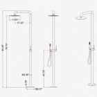 Liora Outdoor Shower · Matte Black