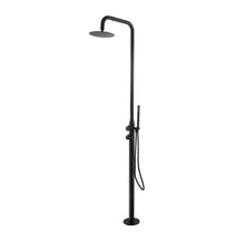 Coast Freestanding Outdoor Shower -Matte Black