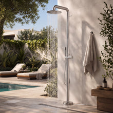 Soren Outdoor Shower · Brushed Silver