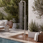 Arden Outdoor Shower · Brushed Silver