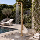 Arden Outdoor Shower · Brushed Gold